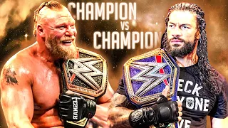 WWE Title Unification? Champion vs Champion at Wrestlemania 38? Roman Reigns vs Brock Lesnar