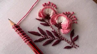 Splendid flower design|hand embroidery|embroidery designs|embroidery video