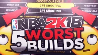 AVOID CREATING THESE POPULAR BUILDS IN NBA 2K18 PLAYGROUNDS/MYPARK