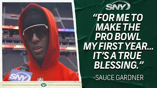 Sauce Gardner on making the Pro Bowl in his rookie season: 'It's a true blessing'  | Pro Bowl