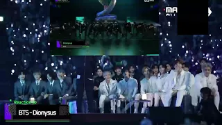 TXT, ATEEZ (reaction to BTS) Dionysus MAMA 2019