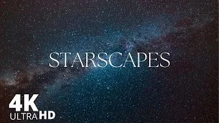 STARSCAPES [4K] Stunning  Film with Space Music for Deep Relaxation & Sleep