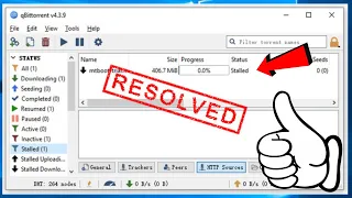 How To Reslove Stalled Torrents Problem in QbitTorrent Client