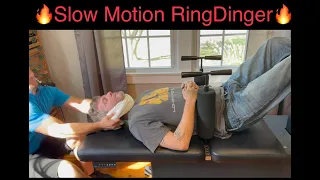 Crazy Slow Motion Ring Dinger® Reactions!! Enjoy! #Technique#Sciatica#HerniatedDisc#Adjustment