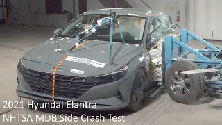 2021 Hyundai Elantra NHTSA MDB Side Crash Test