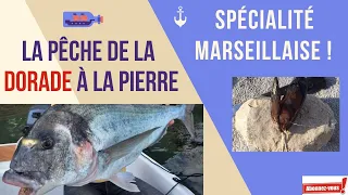 Pêche de la DORADE à la PIERRE. Marseille Frioul. Des gros FISH !