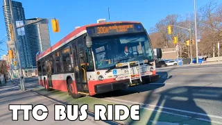 TTC 300A Bus from Castle Frank Rd to Warden Avenue #8447