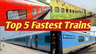 Top 5 Fastest Trains in Indian Railways - Gatimaan-Shatabdi-Rajdhani-Duronto