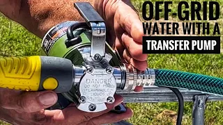 Small Transfer Pump For Off Grid Water