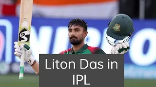 liton das in IPL for the first very time