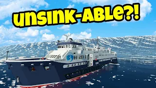 Trying To SINK a CRUISE SHIP In Stormworks Build & Rescue