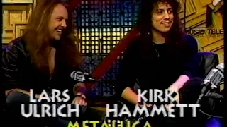 Metallica's Lars Ulrich & Kirk Hammett on MTV Rockline (1991) [Full Interview]