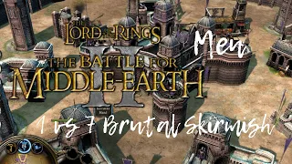 The Battle For Middle-Earth II 1 vs 7 Brutal Skirmish (Men)