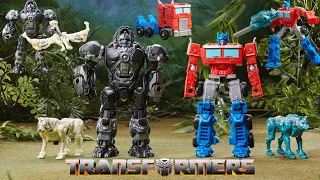 Transformers Rise of the Beasts Weaponizers Optimus Prime and Optimus Primal!