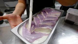 How Coconut Taro Ice Cream is Made