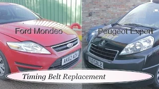 ford mondeo/peugeot expert 2litre hdi timing belt replacement