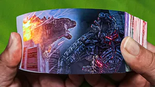 Godzilla vs MechaGodzilla Animated Flipbook | Godzilla vs Kong 2021