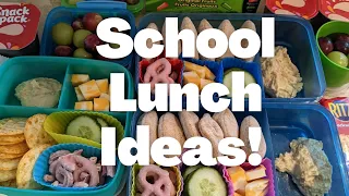 QUICK AND EASY SCHOOL LUNCH IDEAS || WHAT I PACKED IN MY KIDS LUNCH BOXES.