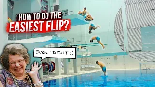 How to do a BACKFLIP in 1 DAY | the EASIEST tutuorial in swimming pool | Learn flips