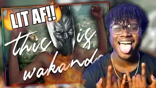 WAKANDA STAY LIT! | Black Panther - This Is Wakanda (Childish Gambino Parody) Reaction!