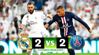 PSG - Real Madrid (Away) Highlights & Goals  - Champions League 2019-2020