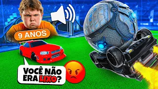 TILTEI KIDS TÓXICOS FINGINDO SER RUIM NO X1 NO ROCKET LEAGUE KKKKKKK