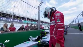 F1 2017 | Australian GP - Sebastian Vettel checking out the competition after qualifying