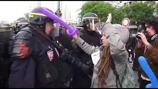 Quand les policiers et manifestants nous font rire !