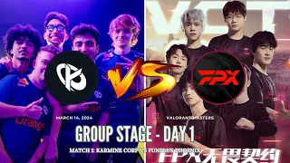 Karmine Corp vs FunPlus Phoenix | Valorant Masters Madrid: Swiss Stage Round 1