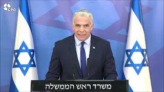 Statement by Prime Minister Yair Lapid