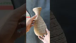 DIY Recycled plastic flower vase || Homedecor ||DIY #Shorts