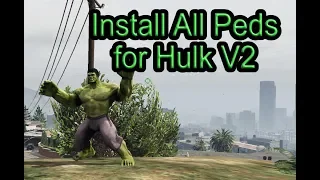 GTA V - Install Peds for Hulk V2