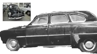restored car GAZ-12 ZIM version 1953