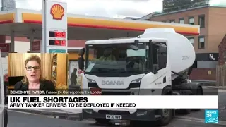 Britain puts military on standby as fuel pumps run dry • FRANCE 24 English