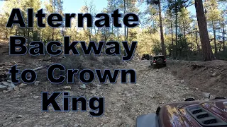 Alternate Backway to Crown King end of year Jeep offroad trip.