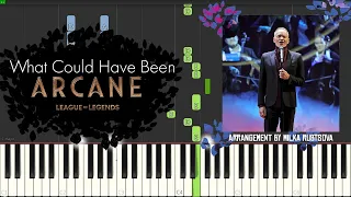 What Could Have Been - Sting | Arcane | Synthesia | Piano Tutorial