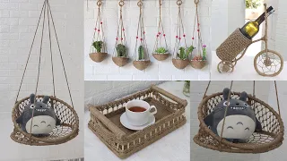 5 Jute craft ideas home decorating ideas handmade, Jute craft projects