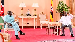 President Museveni and President Ruto hold talks in Entebbe