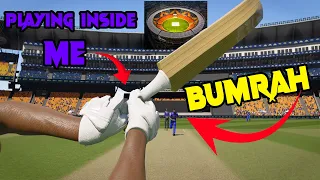 I play IPL INSIDE Narendra Modi Stadium - World's Largest Cricket stadium KKR vs MI Cricket 24