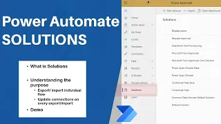Power automate: Solutions | Solutions