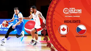 Canada - Czech Republic | Semi-Finals | Full Highlights - FIBA Olympic Qualifying Tournament 2020