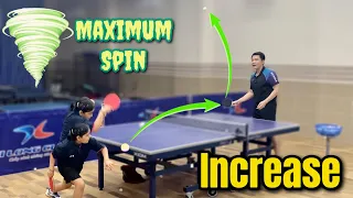 How to increase maximum spin for Forehand Loop technique |  Mima Ito small of India 🇮🇳