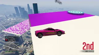 GTA 5 : Stunt Race Looping T20 Car Gameplay (No commentary )