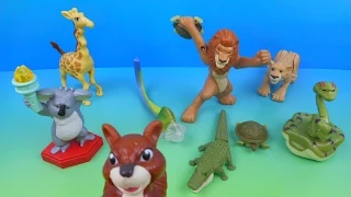 2006 WALT DISNEY'S THE WILD SET OF 8 McDONALD'S HAPPY MEAL COLLECTION MOVIE TOY'S VIDEO REVIEW