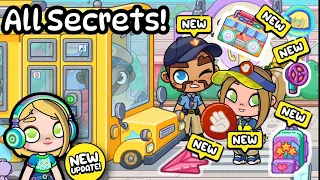 ALL New SECRETS! School BUS Avatar World Update! (gameplay with Everyone's Toy Club)