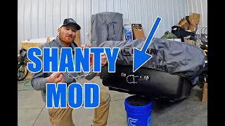 AWESOME and EASY Ice Shanty Modification