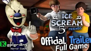 ايس كريم 5 - Ice Scream 5 - Full Gameplay Walkthrough - (Friends: Mike's Adventures)