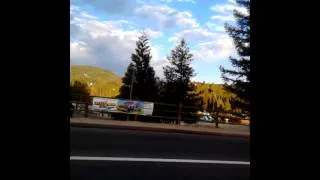 Driving thru Crestline, California