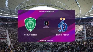 PES 2020 | Akhmat Grozny vs Dinamo Moscow - Russian Premier Liga | 13/03/2020 | 1080p 60FPS