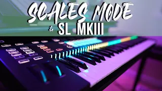 Novation SL MKIII:  Scales Mode